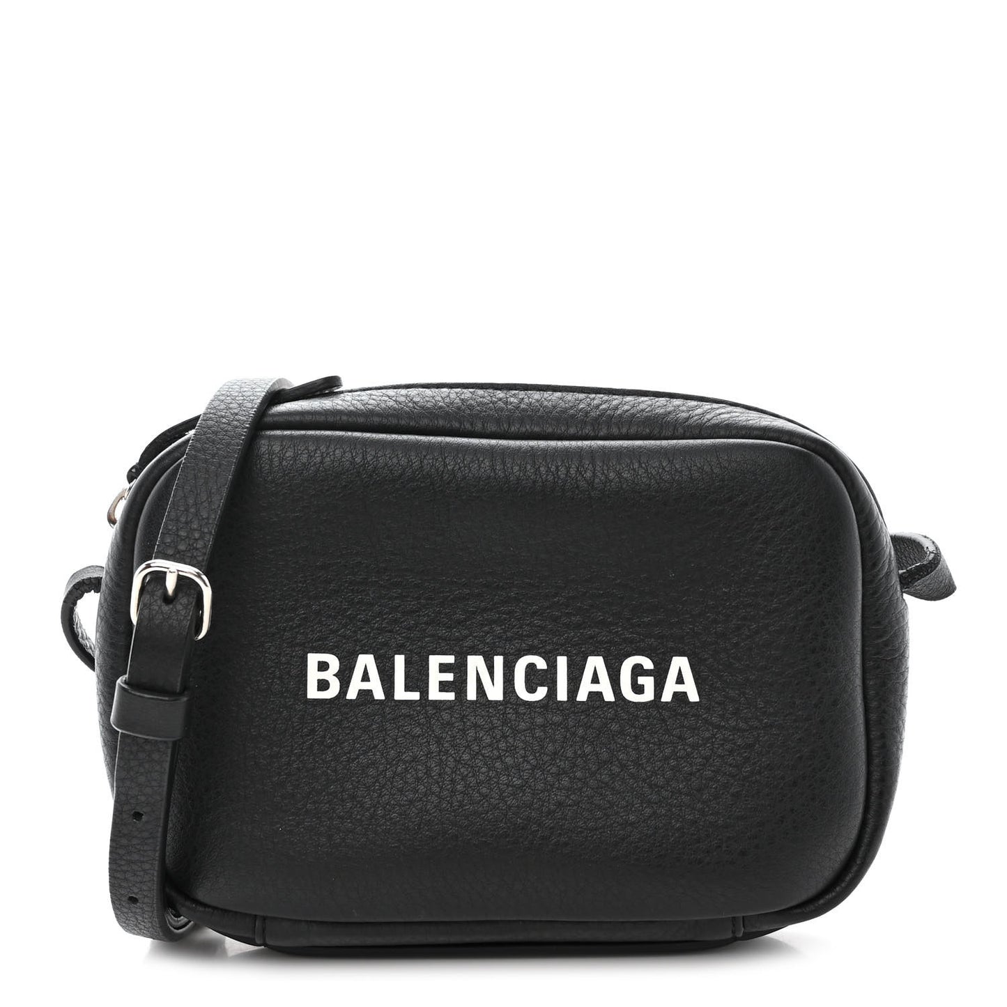 Calfskin Logo XS Everyday Camera Bag Black