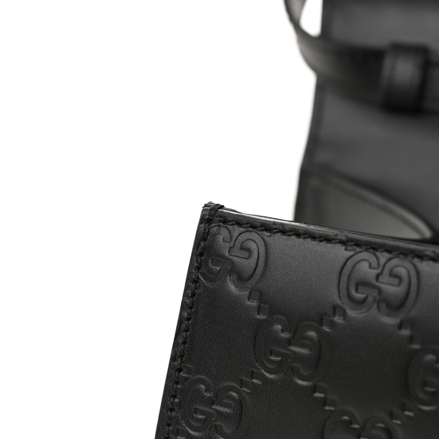 Guccissima Medium Sylvie Top Handle Bag Black Pink