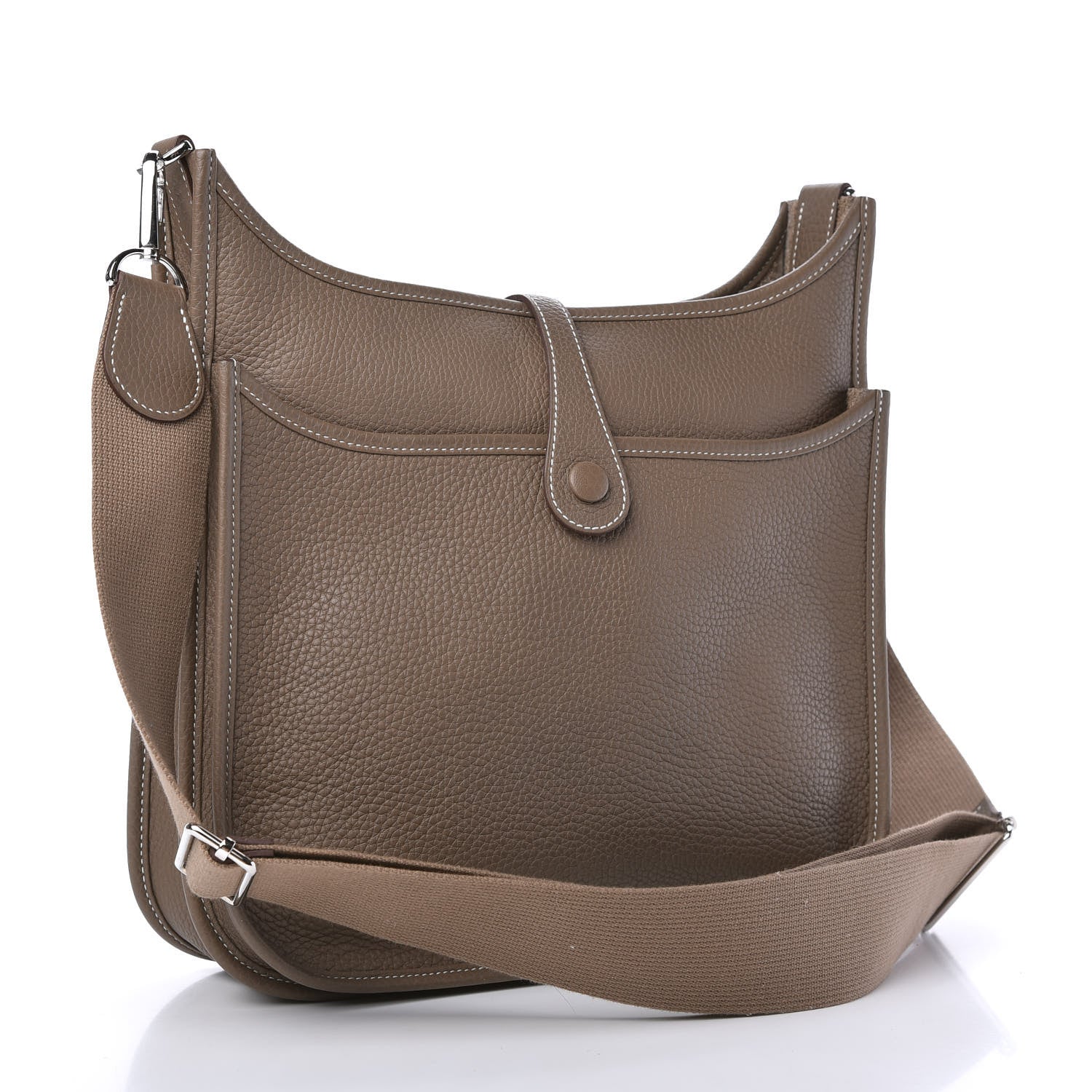 Hermes Taurillon Clemence Evelyne III PM Etoupe 3 of 10