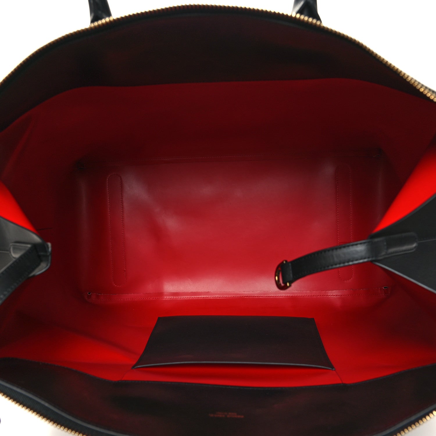 Mansur Gavriel Calfskin Holdall Duffle Bag Black 4 of 11