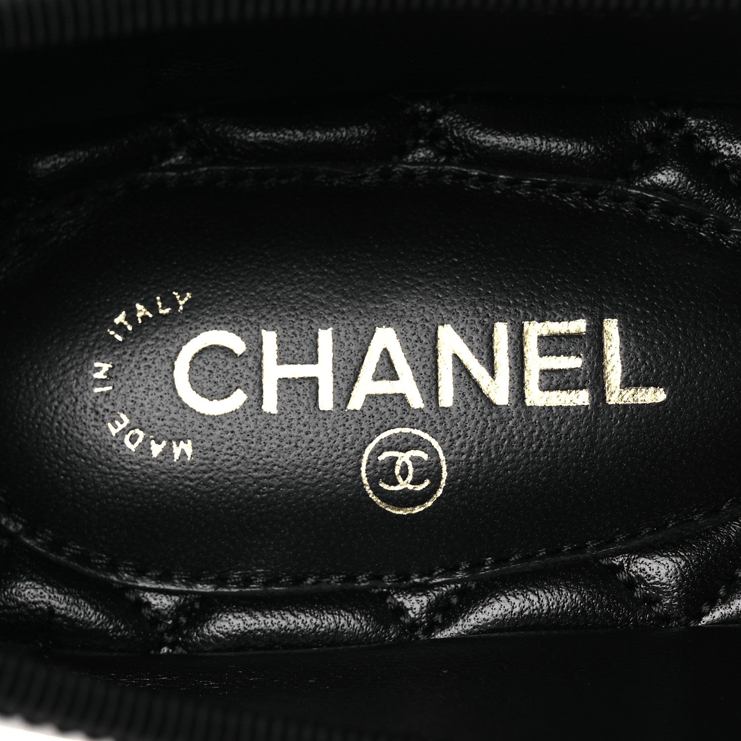 Chanel Lambskin Mary Jane Flats 37.5 Black 9 of 11