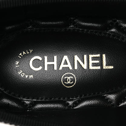Chanel Lambskin Mary Jane Flats 37.5 Black 9 of 11
