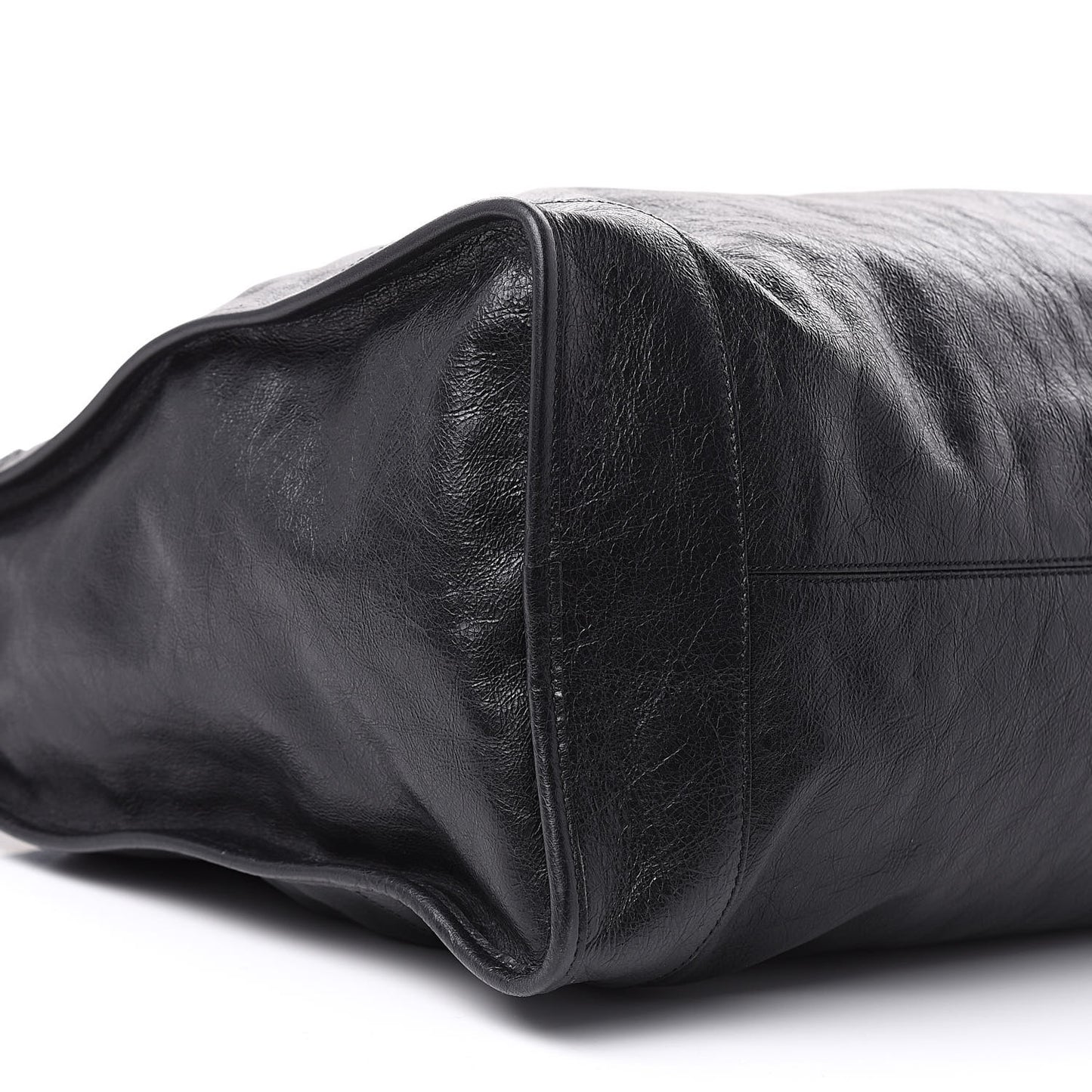 Fluffy Calfskin Morpheus Weekender Duffle Black