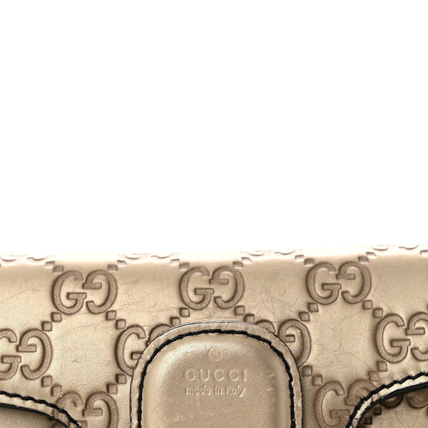 Guccissima Mini Emily Shoulder Bag Gold
