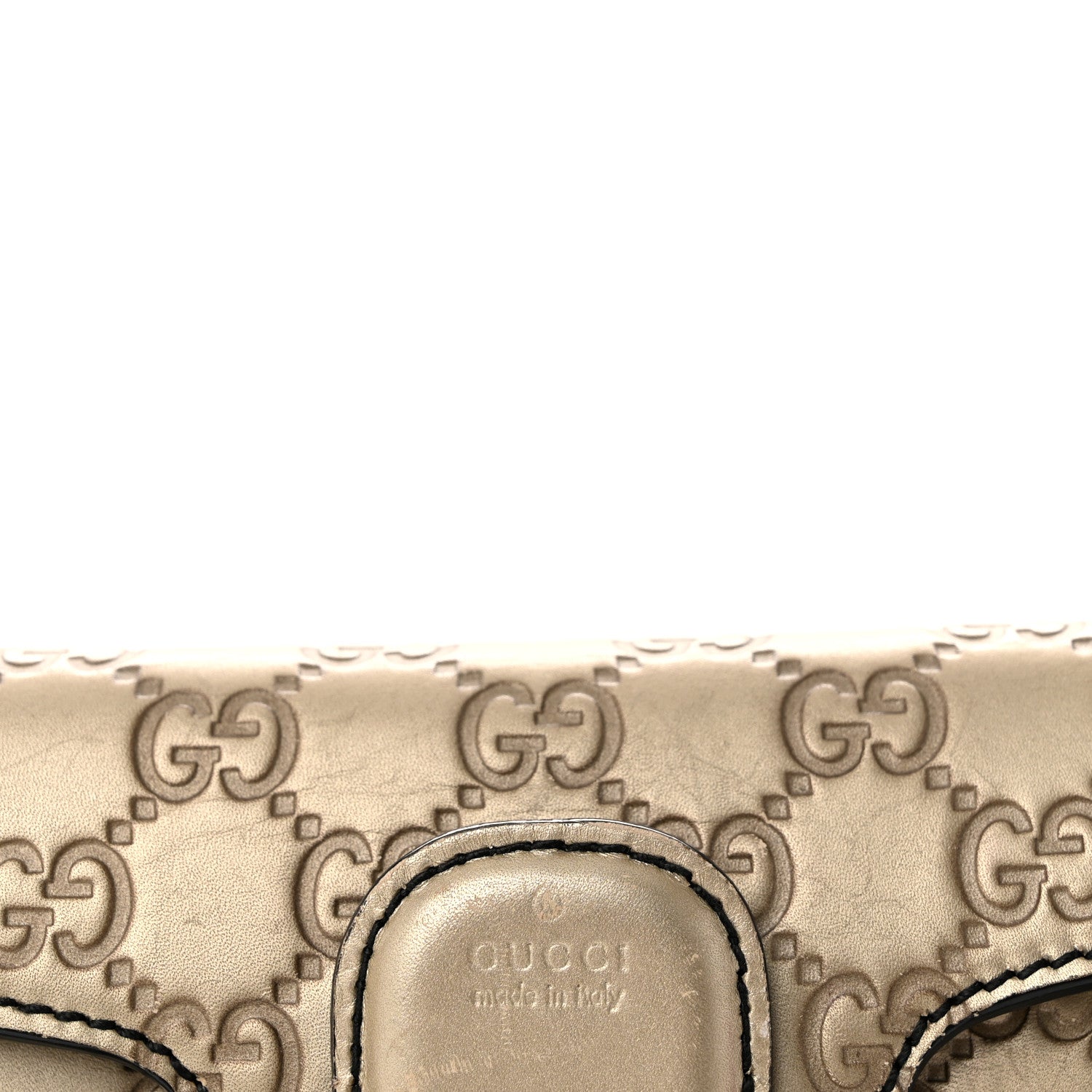 Gucci Guccissima Mini Emily Shoulder Bag Gold 8 of 12