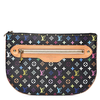 Louis Vuitton Monogram Multicolor Pochette Plate GM Black 1 of 10