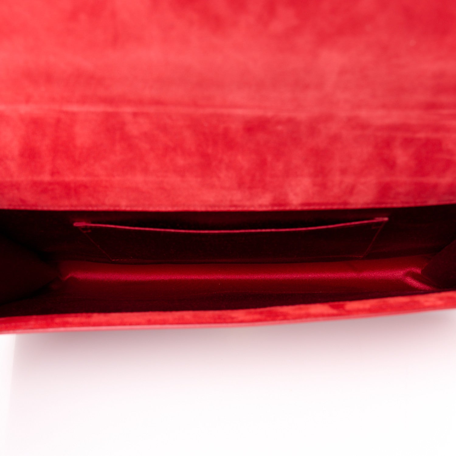 Saint Laurent Patent Monogram Large Belle De Jour Clutch Red 5 of 7