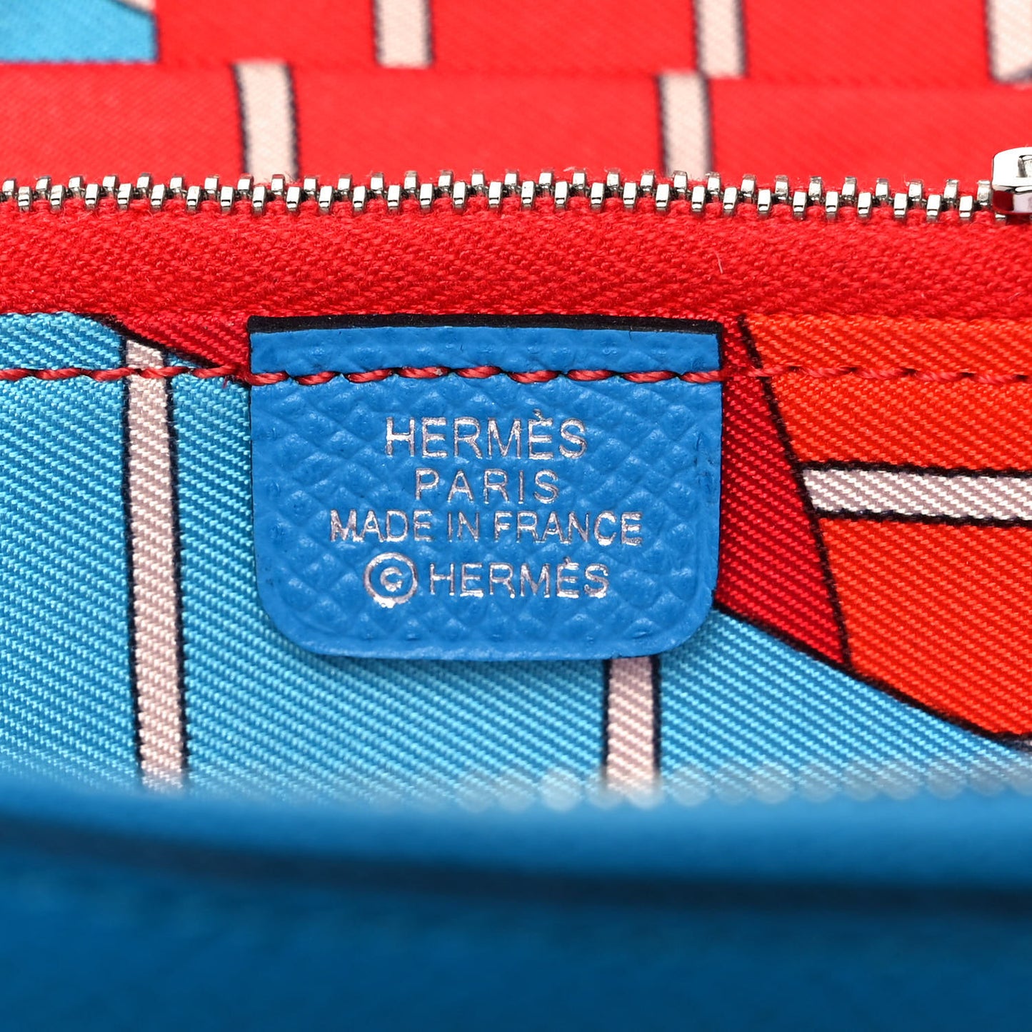 Epsom Silk'In Compact Wallet Bleu Frida