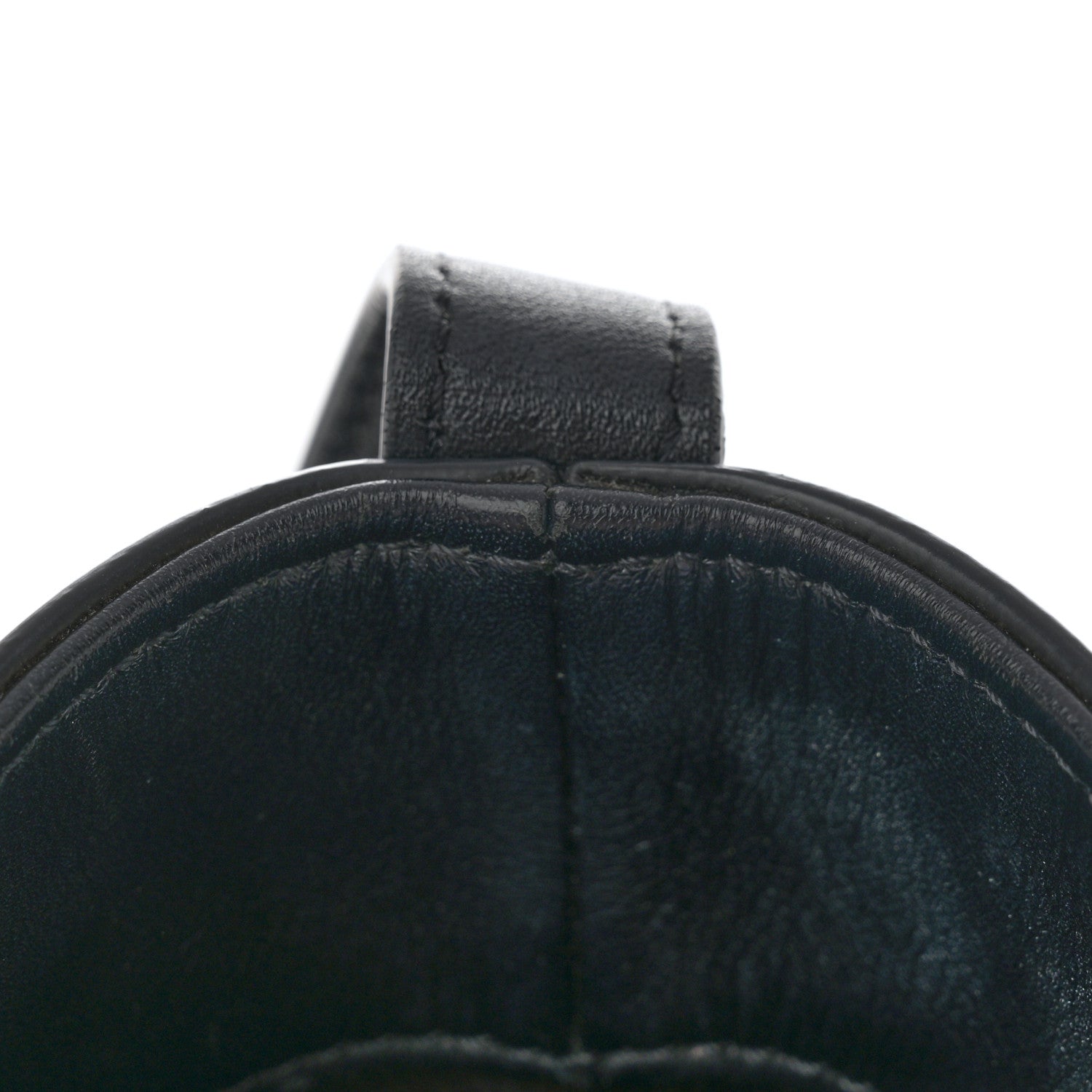 Celine Smooth Calfskin Small Cuir Triomphe Bucket Bag Black 11 of 11