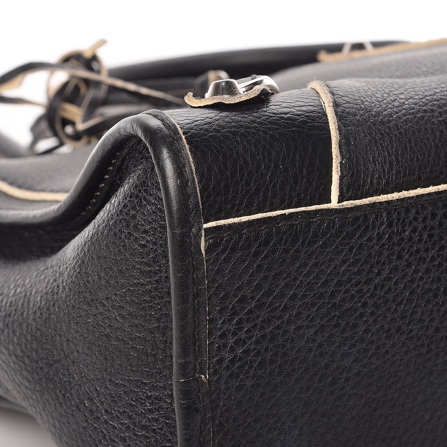 Balenciaga Supple Grained Calfskin Classic Silver Hardware Highlight City Black 5 of 28