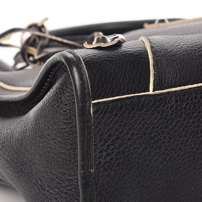 Balenciaga Supple Grained Calfskin Classic Silver Hardware Highlight City Black 5 of 28