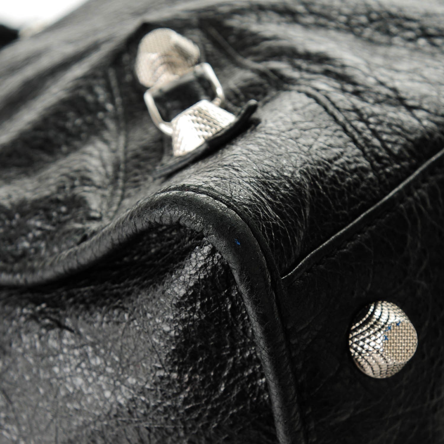 Balenciaga Agneau Giant 12 Silver Hardware Work Black 9 of 11