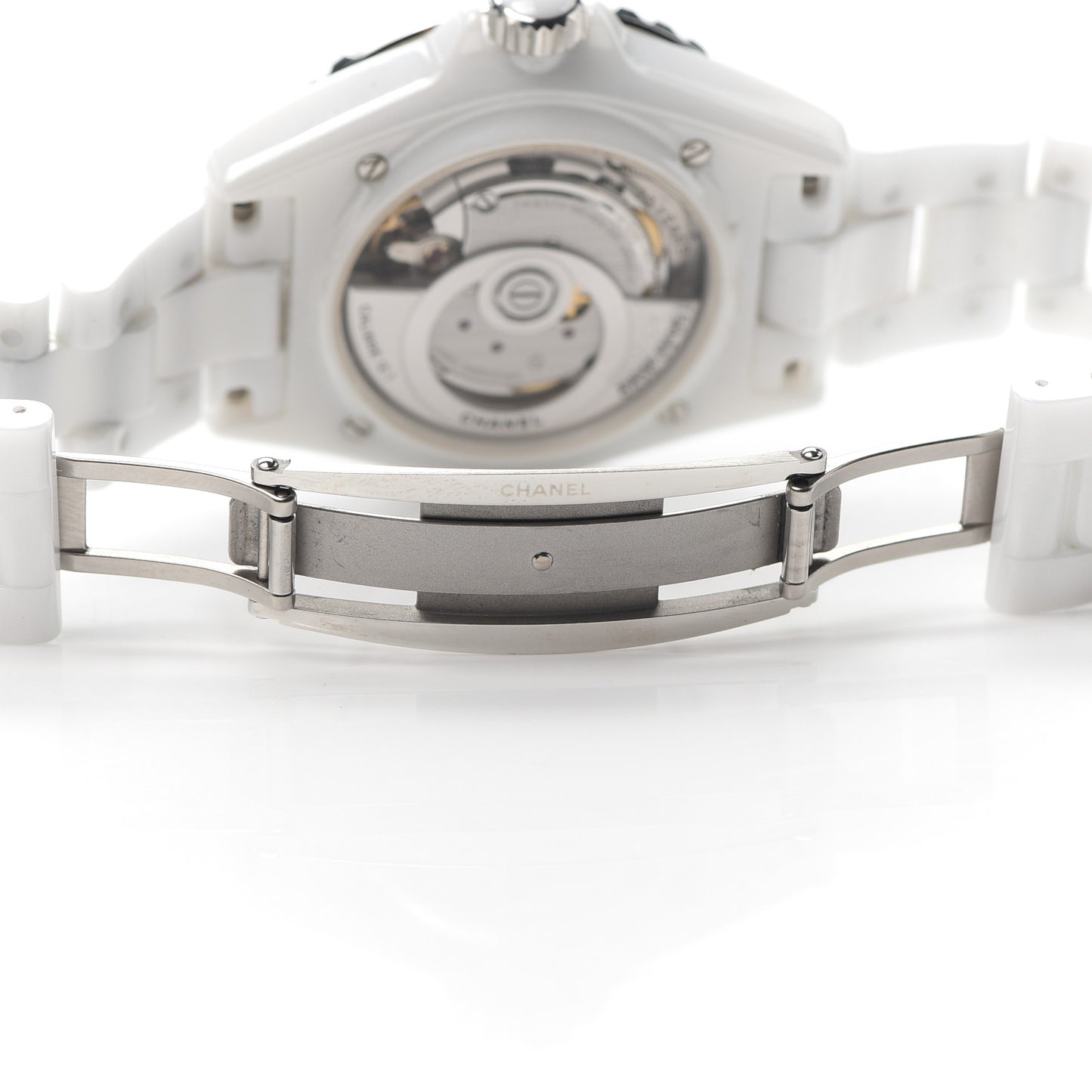 Stainless Steel Ceramic Diamond 38mm J12 Limited Edition Automatic Watch White