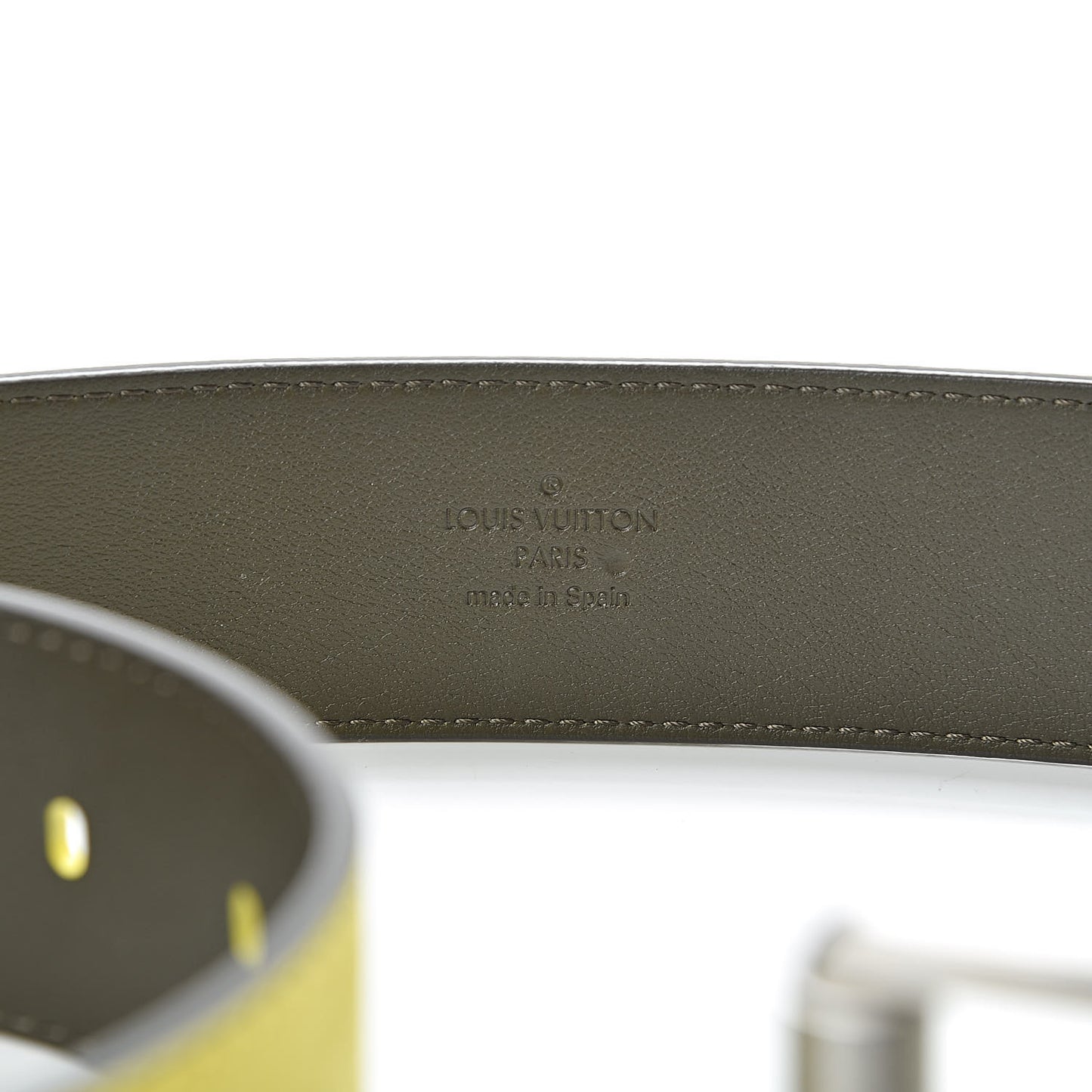 Damier Infini 40mm Belt 90 36 Vert Acide