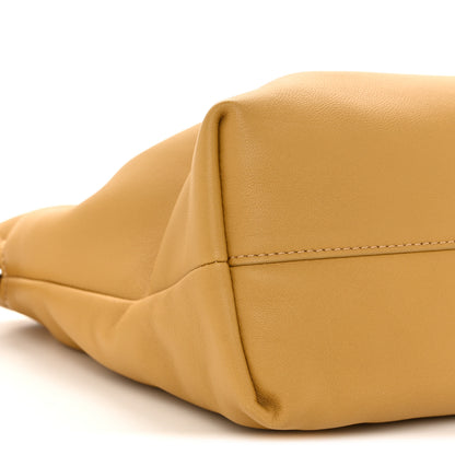 Loewe Mellow Nappa Donut Medium Chain Flamenco Knot Clutch Sahara 9 of 11