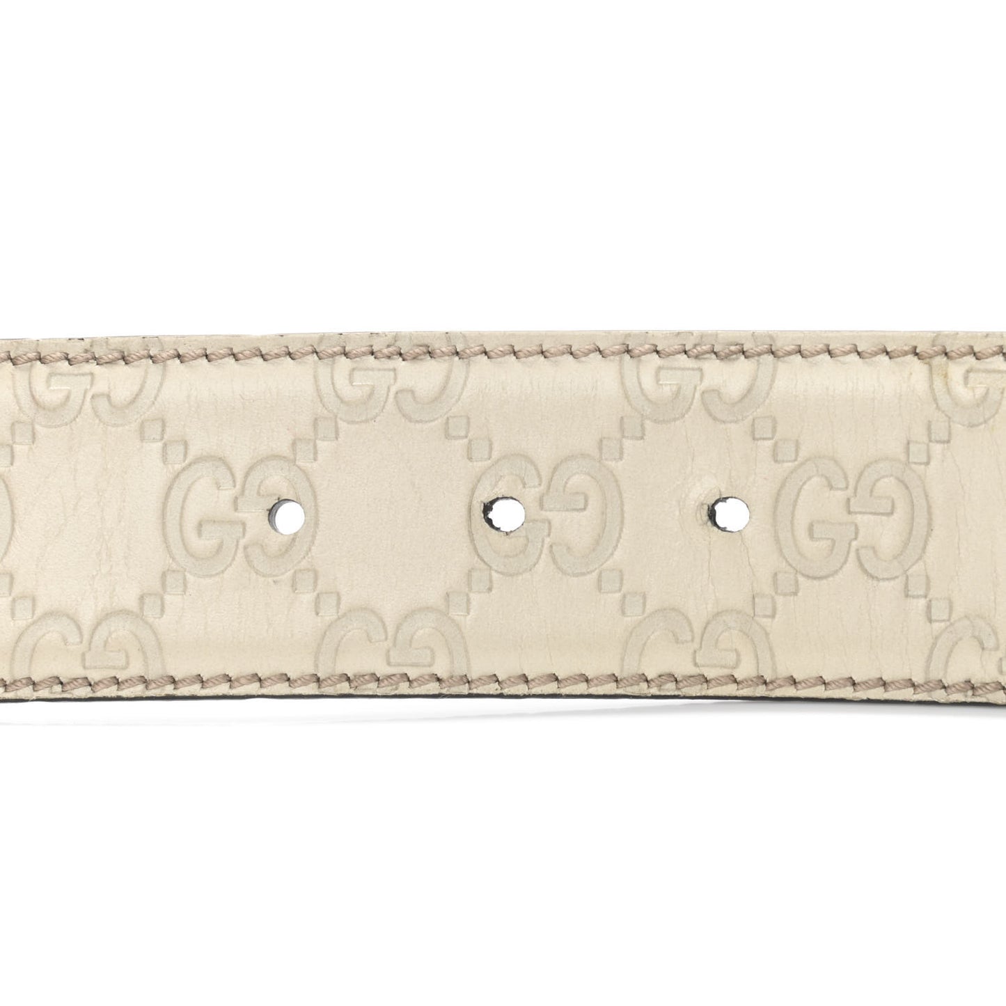 Guccissima Interlocking G 40mm Belt 85 34 Off White