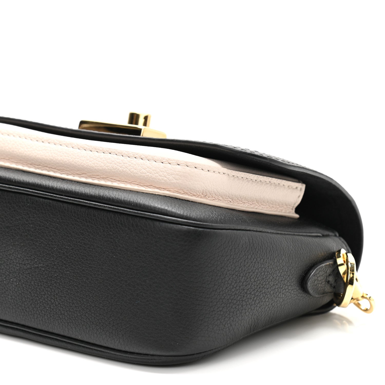 Louis Vuitton Grained Calfskin Lockme Tender Black 9 of 9