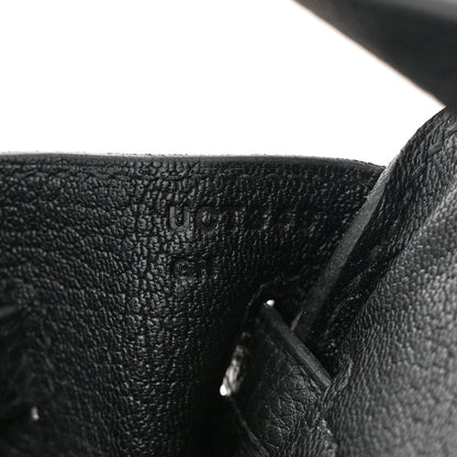 Hermes Togo Birkin 25 Black 7 of 10