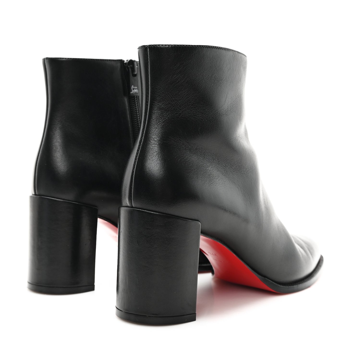 Calfskin Adoxa 70 Ankle Boots 37.5 Black
