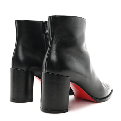 Christian Louboutin Calfskin Adoxa 70 Ankle Boots 37.5 Black 5 of 9