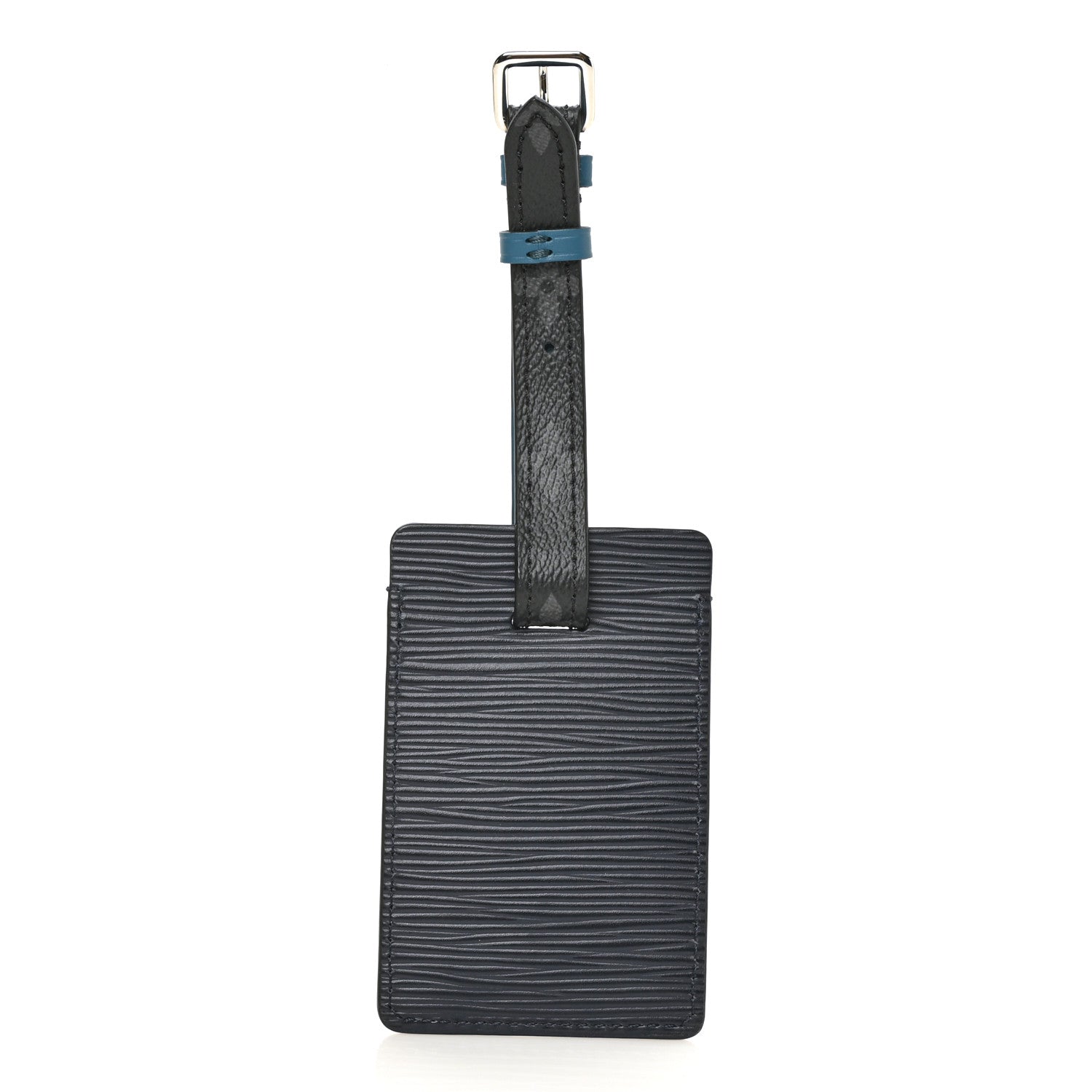 Louis Vuitton Monogram Eclipse Epi Luggage Tag Black 2 of 3
