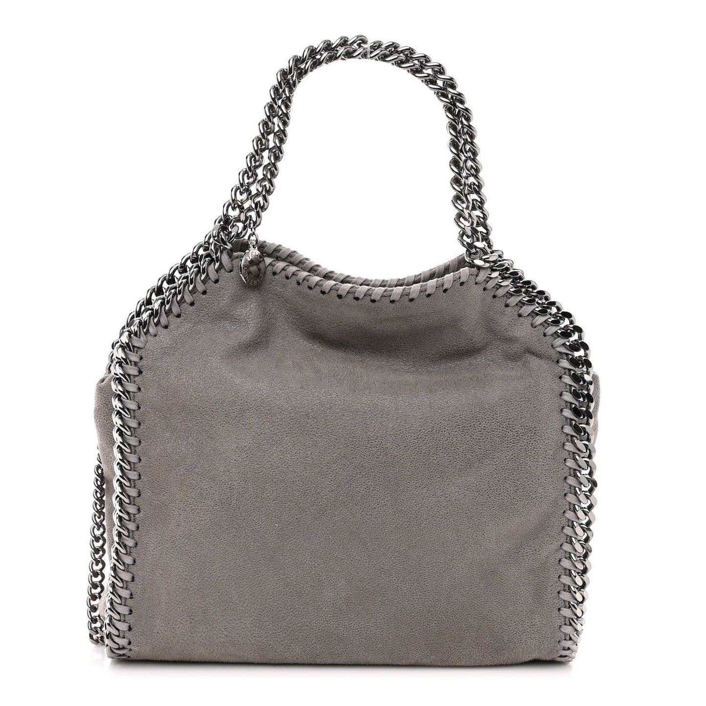 Shaggy Deer Mini Falabella Crossbody Bag Grey