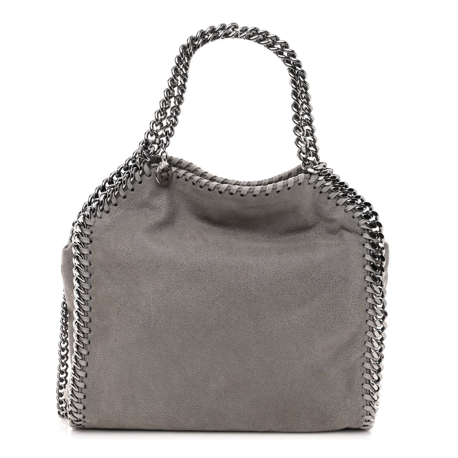 Stella McCartney Shaggy Deer Mini Falabella Crossbody Bag Grey 1 of 9