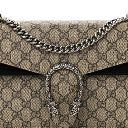 Gucci GG Supreme Monogram Small Dionysus Shoulder Bag Black 8 of 16