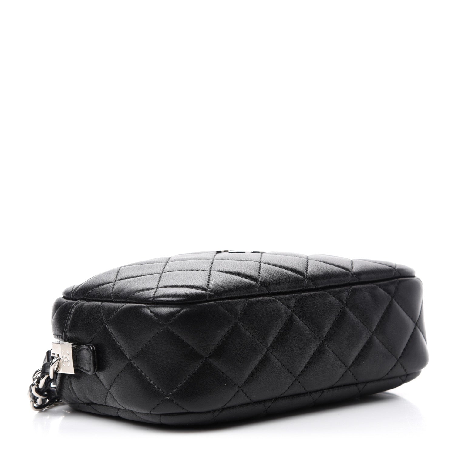 Chanel Lambskin Quilted Small Timeless Camera Case Black 4 of 10