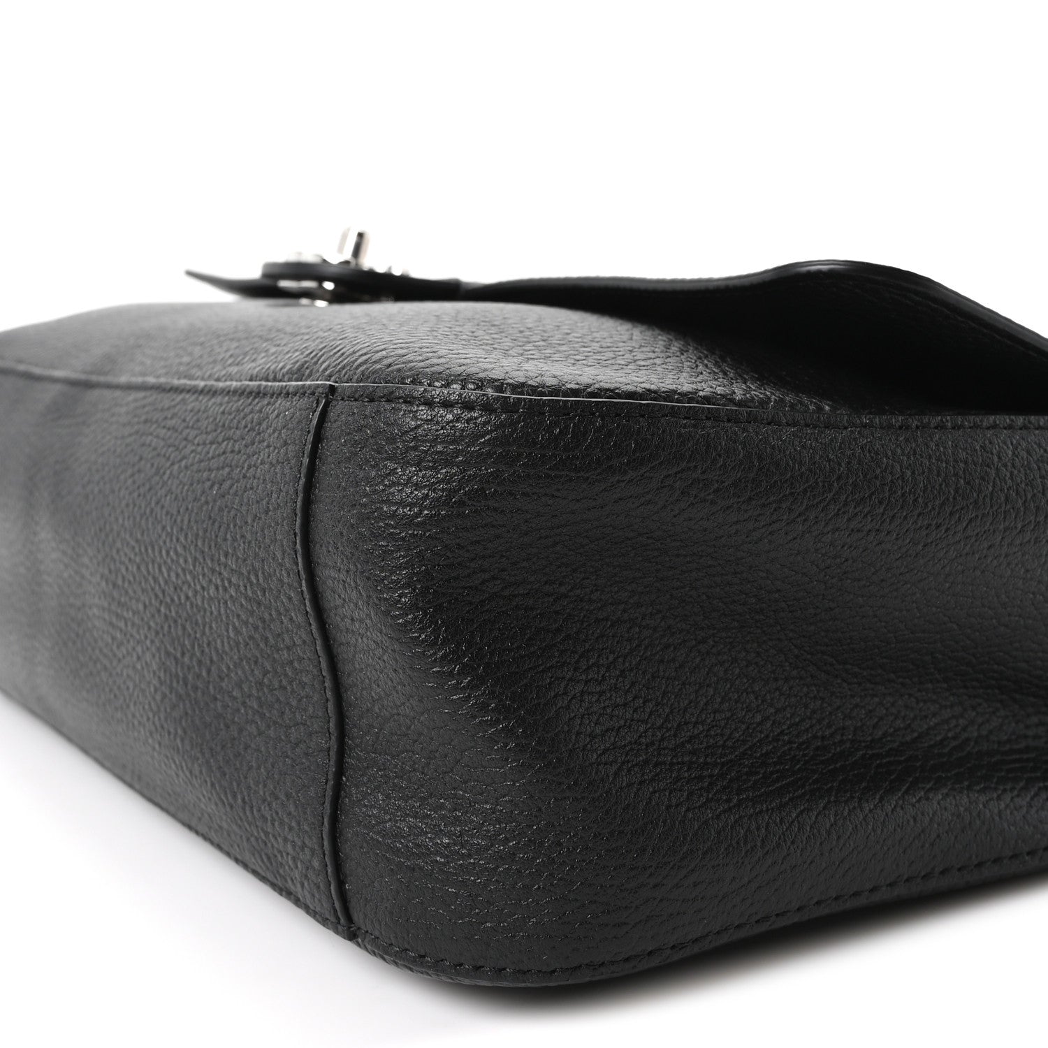 Chanel Grained Calfskin Small Souplissimo Maxi Flap Black 10 of 11