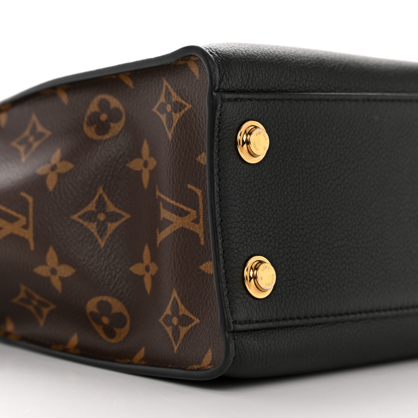 Calfskin Monogram On My Side PM Black
