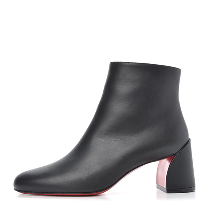 Christian Louboutin Calfskin Turela 55 Ankle Boots 37.5 Black 1 of 8