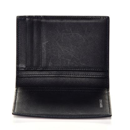 Christian Dior HOMME Metallic Calfskin Bi-Fold Card Holder Silver 5 of 7