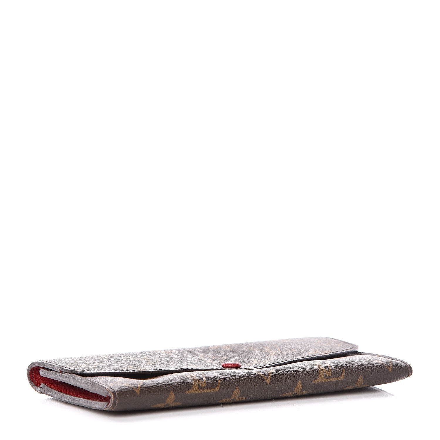 Louis Vuitton Monogram Emilie Wallet Red 4 of 13