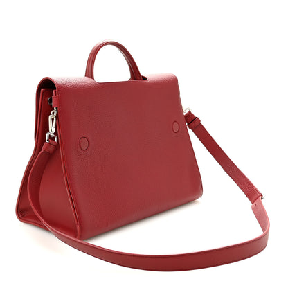 Christian Dior Bullcalf Large Diorever Flap Red 3 of 11