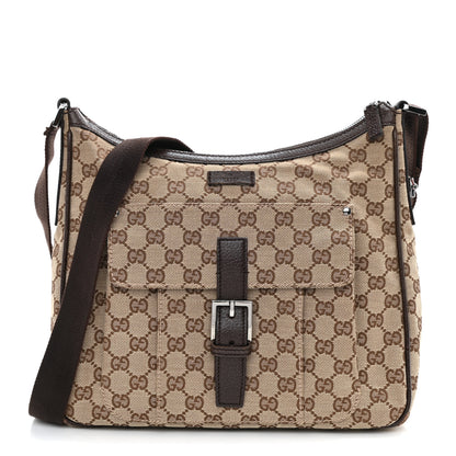 Gucci Monogram Messenger Bag Dark Brown 1 of 10