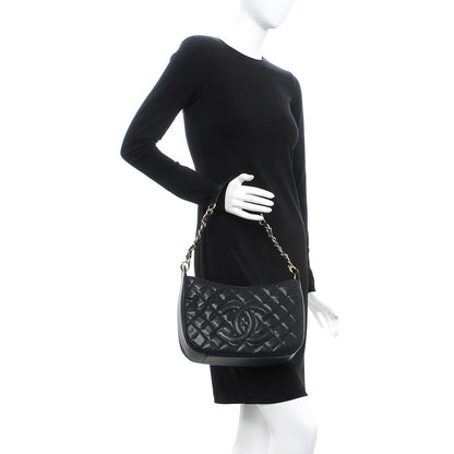 Chanel Caviar Quilted Hobo Black 2 of 9