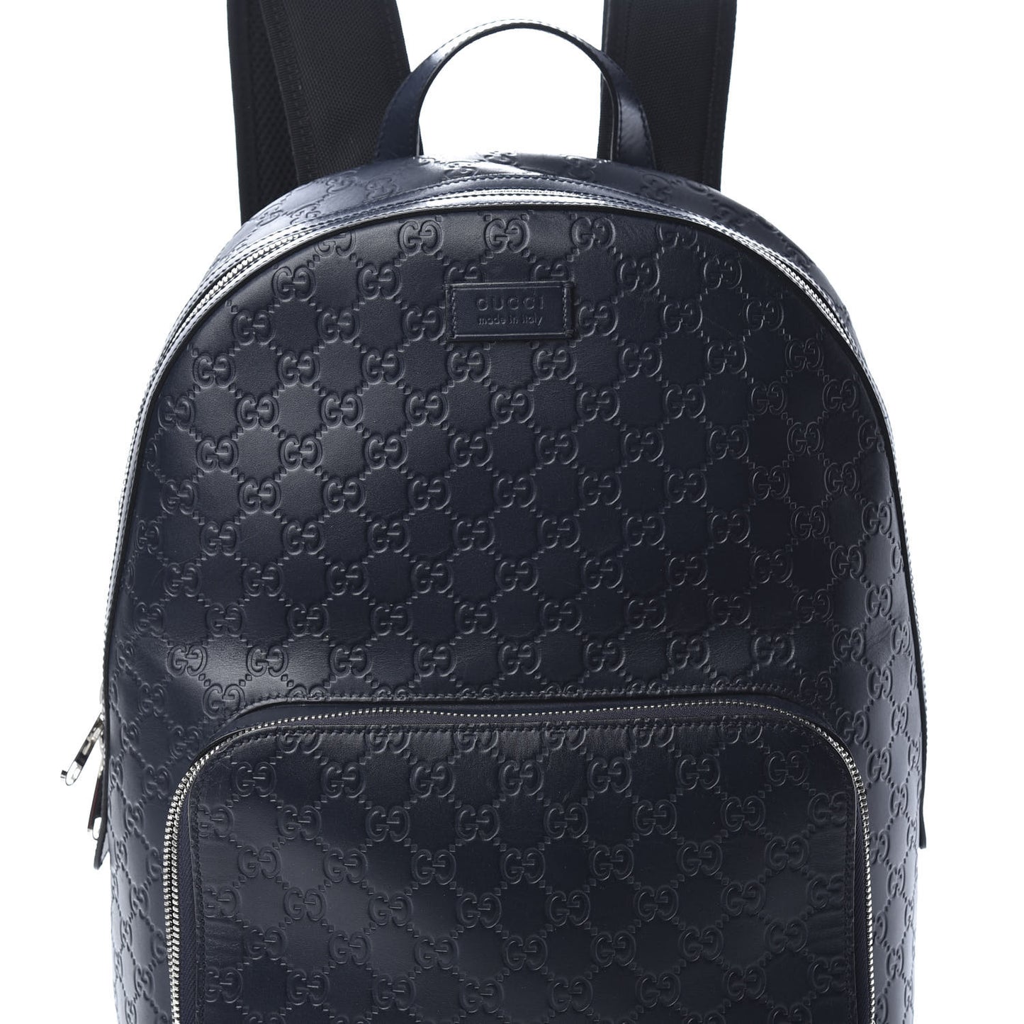 Guccissima Signature Day Backpack Blue