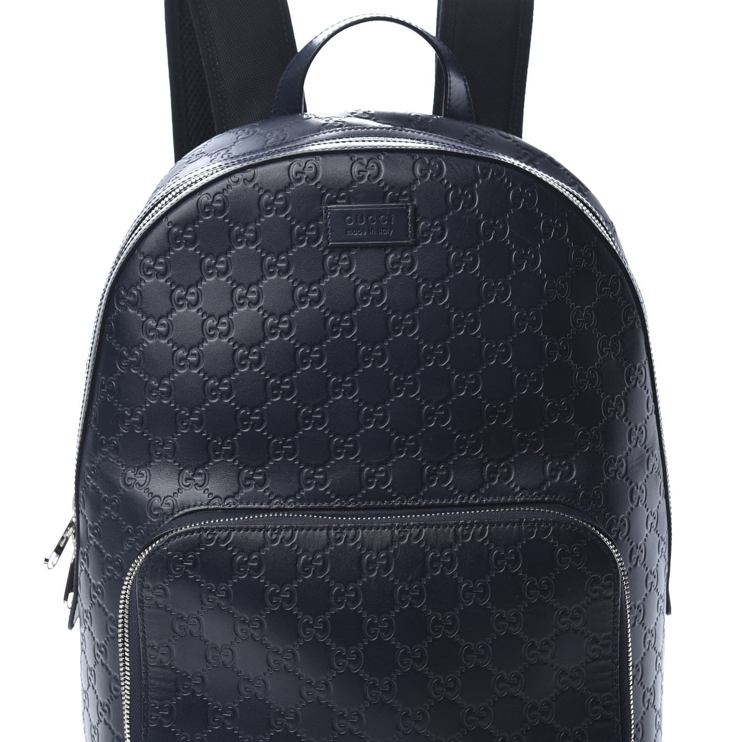Gucci Guccissima Signature Day Backpack Blue 7 of 15