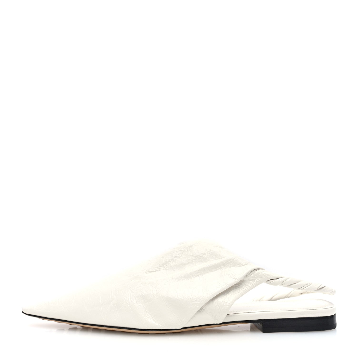 Bottega Veneta Nappa BV Point Ballet Flats 36 White 1 of 7