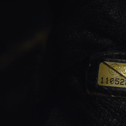 Chanel Metallic Goatskin Luxe Ligne Flap Black 9 of 12