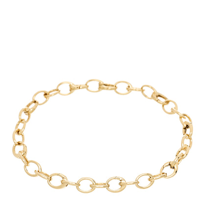 Tiffany 18K Yellow Gold Oval Clasping Link Bracelet 1 of 3