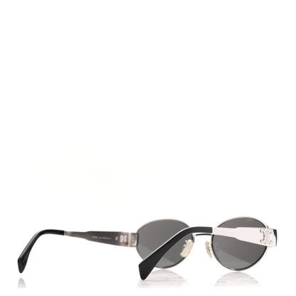 Celine Metal Triomphe 01 Sunglasses CL40235U Silver Black 4 of 7