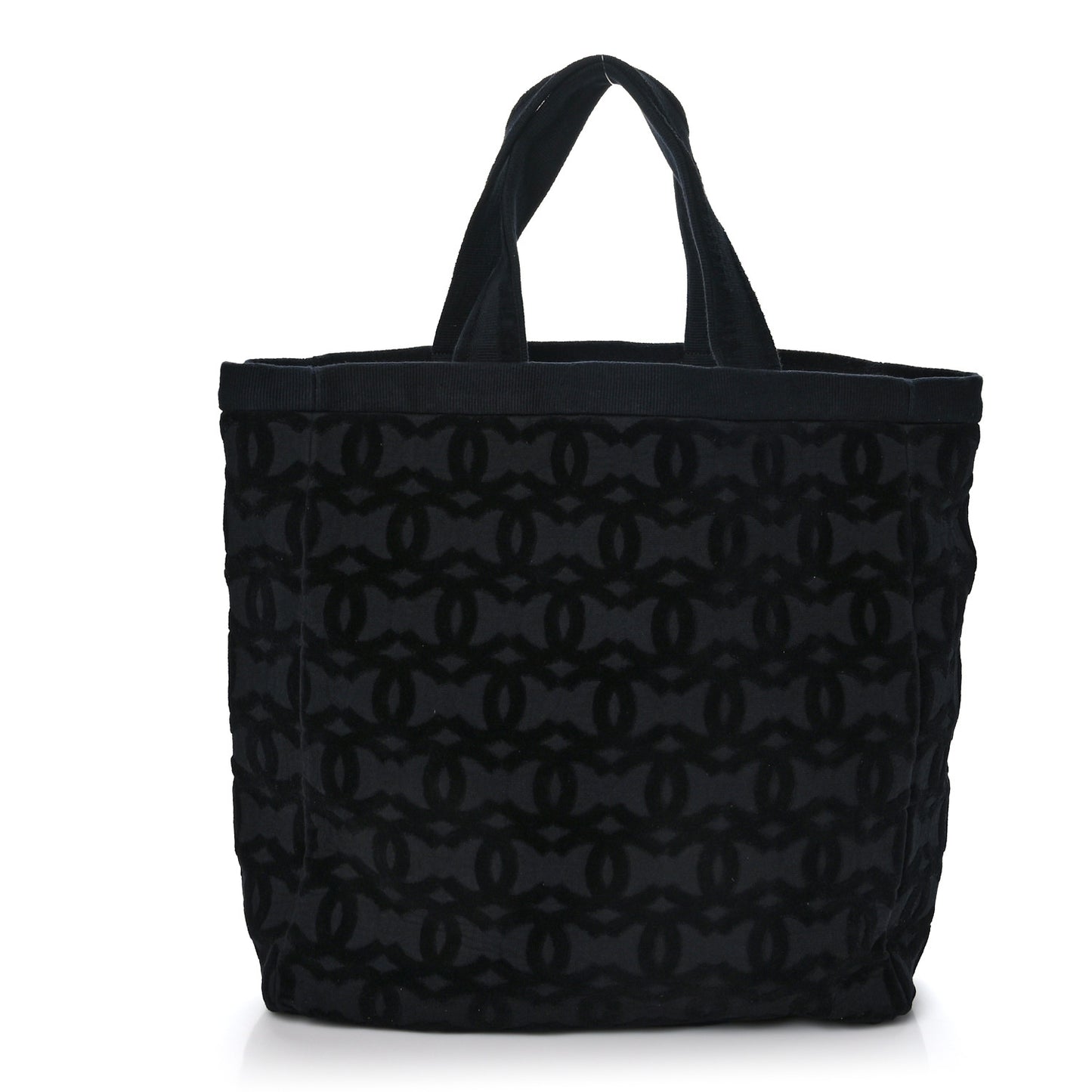 Terry Cotton CC Beach Tote Black