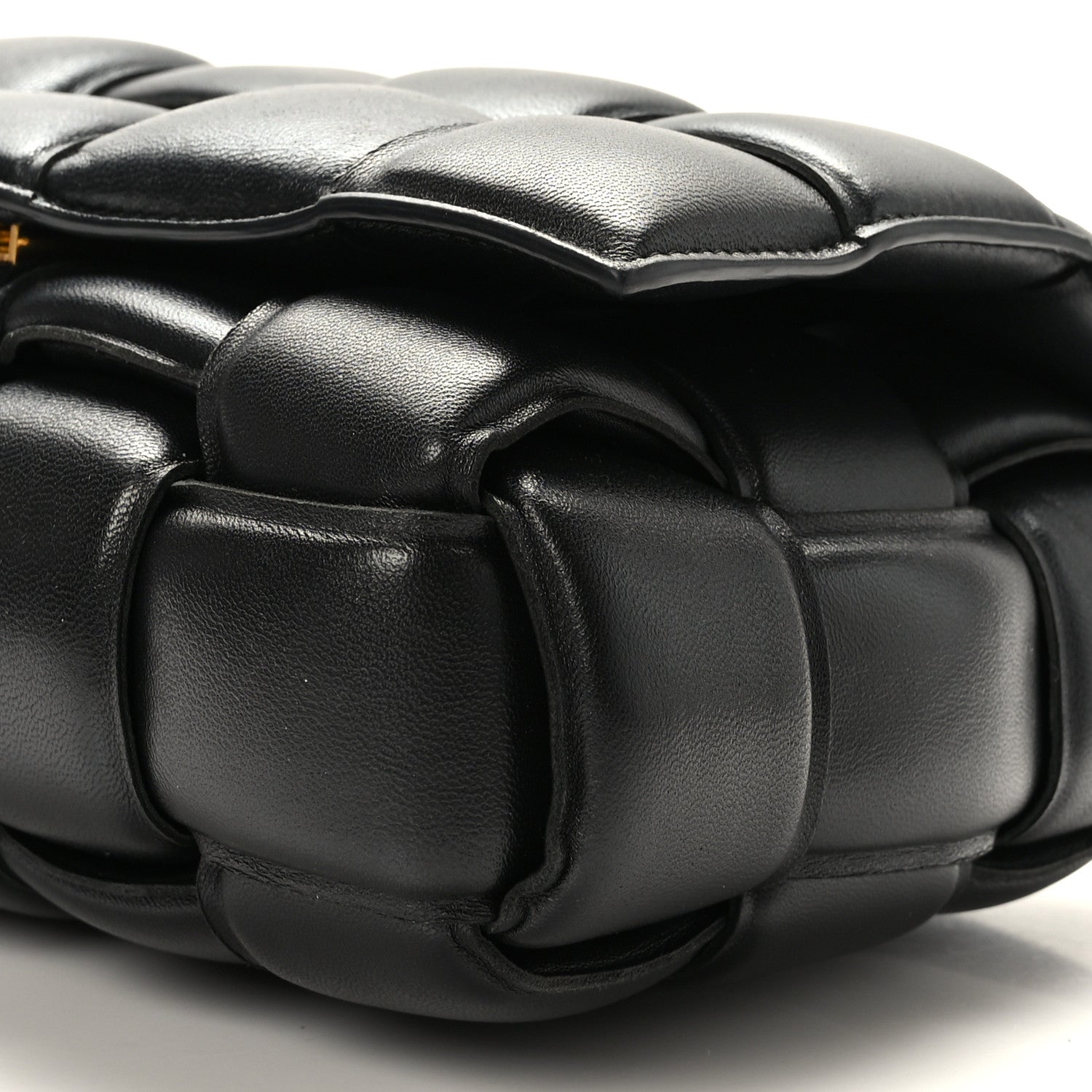 Bottega Veneta Nappa Maxi Intrecciato Padded Cassette Crossbody Bag Black 8 of 8
