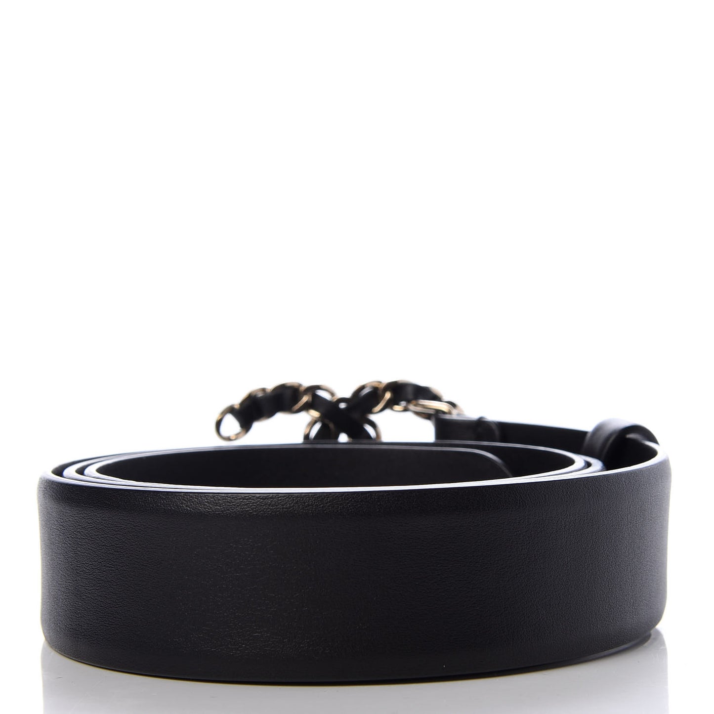 Lambskin CC Chain Belt 84 34 Black