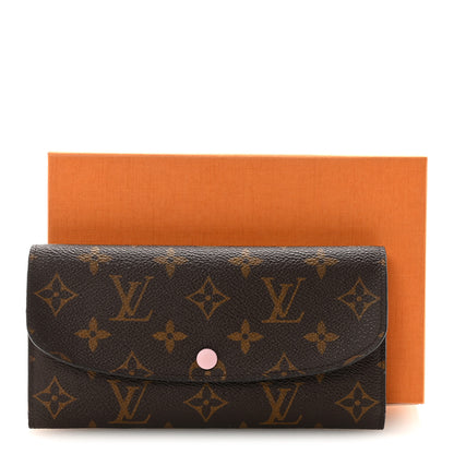 Louis Vuitton Monogram Emilie Wallet Rose Ballerine 7 of 7