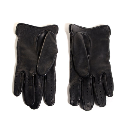 Chanel Lambskin Quilted CC Gloves Black Size 8 2 of 7