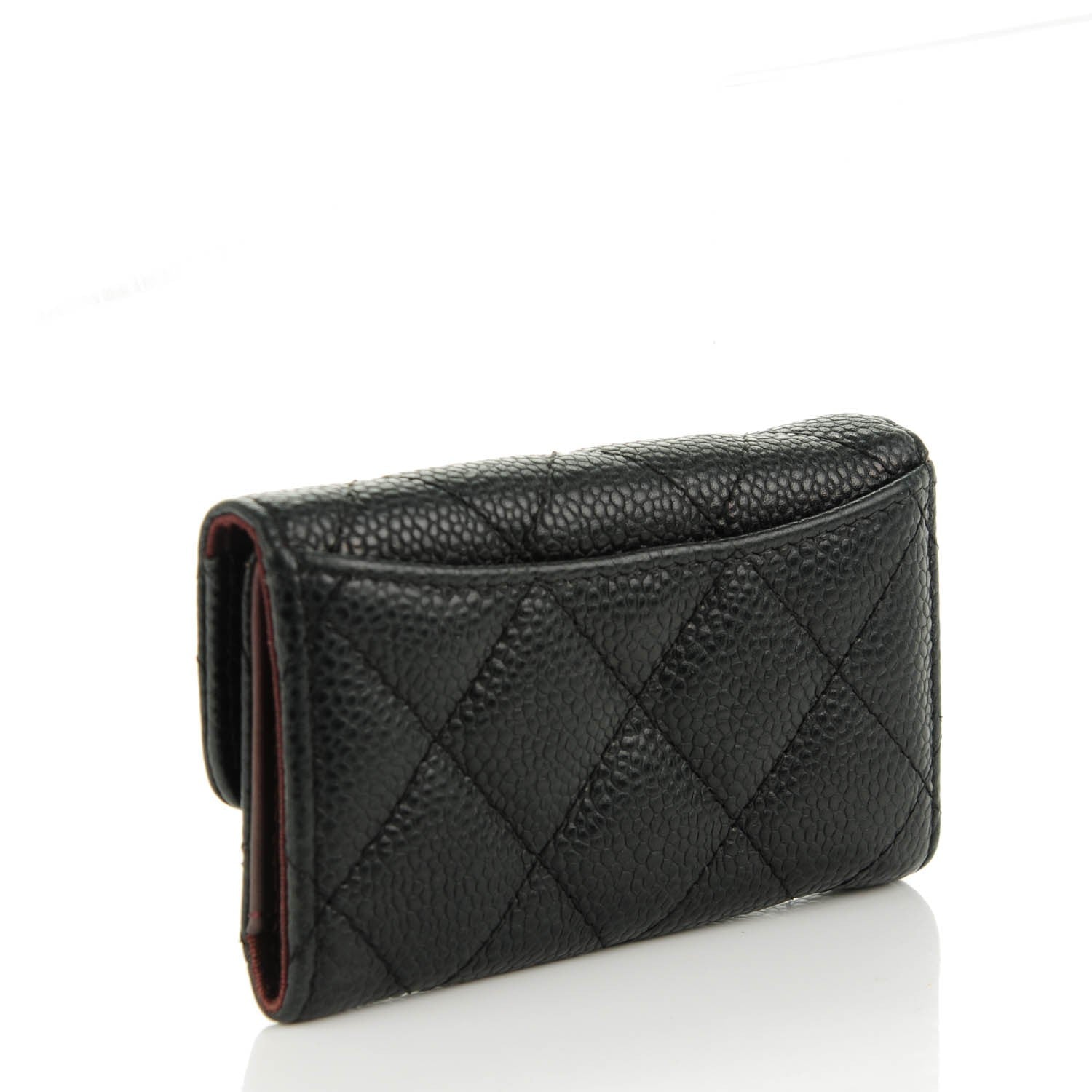 Chanel Caviar Quilted 6 Key Holder Black 3 of 8