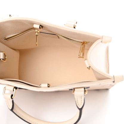 Louis Vuitton Empreinte Monogram Giant Onthego PM Creme Bois De Rose 5 of 11